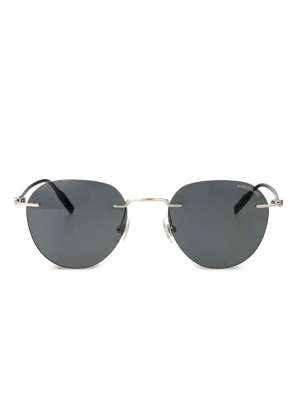 Montblanc round-frame sunglasses | Black | Image 1