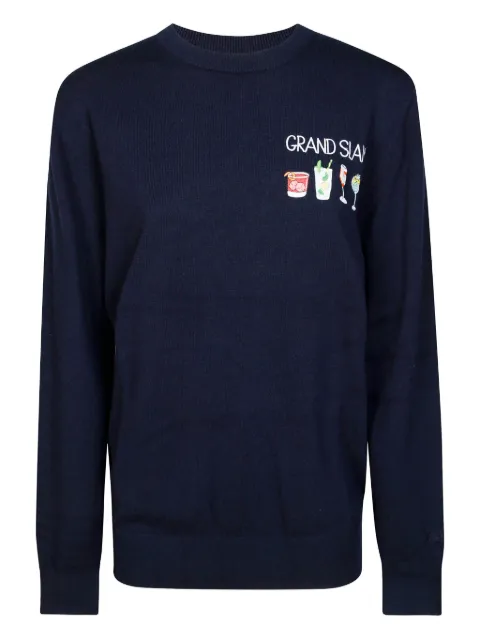 MC2 Saint Barth Heron Light embroidered sweater