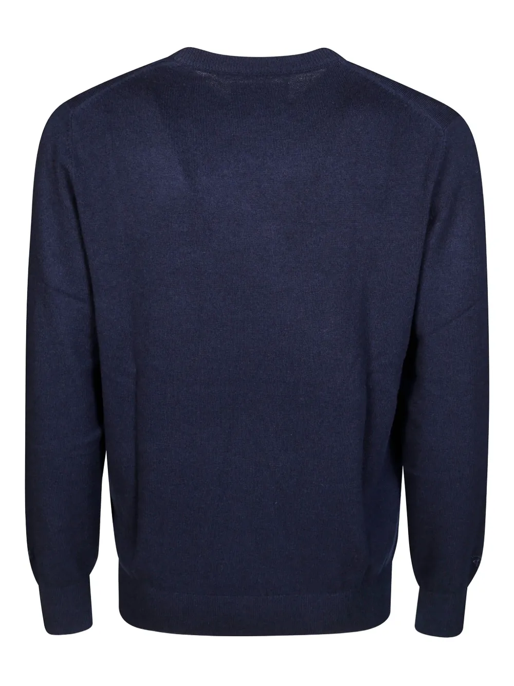Mc2 Saint Barth Heron Light Embroidered Crew-neck Sweater In Blue