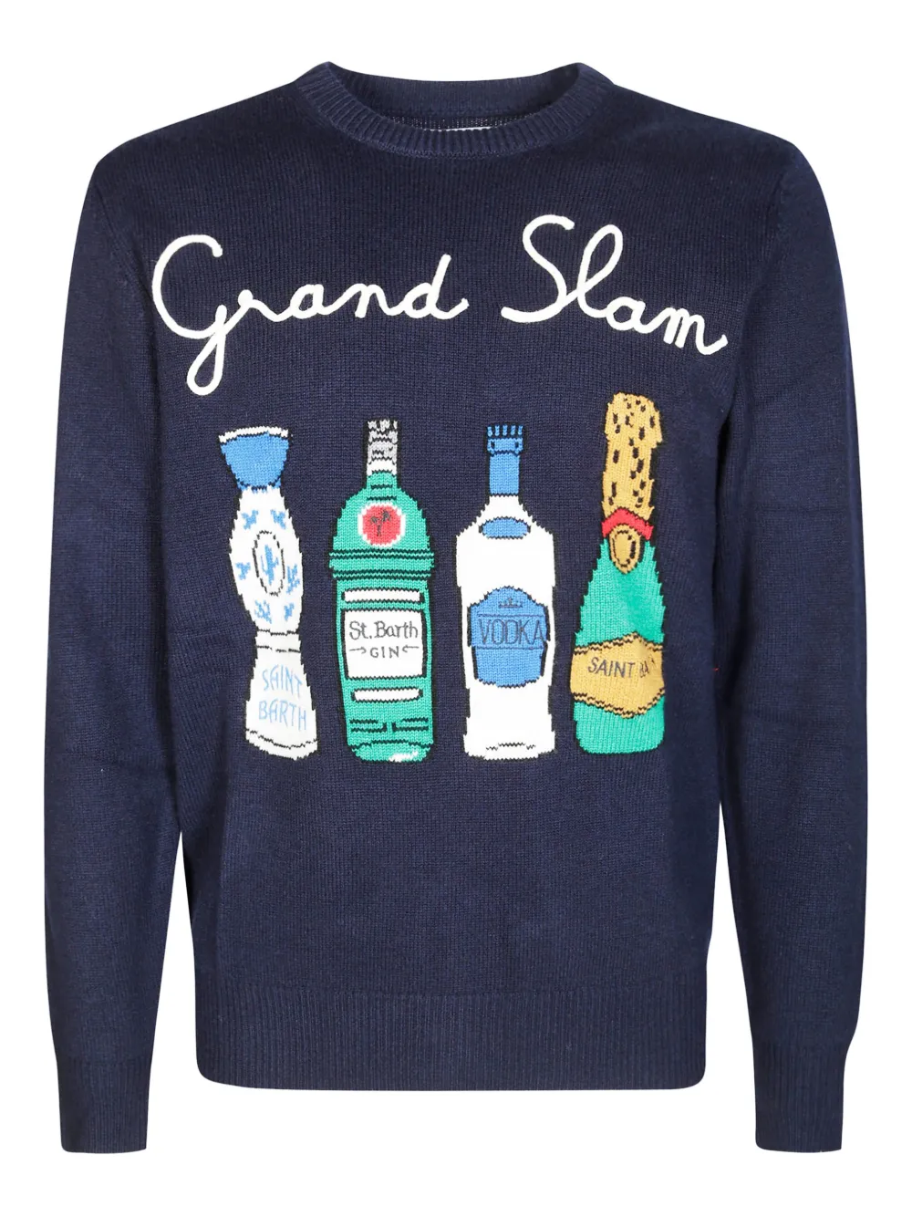 MC2 Saint Barth graphic-print sweater | Blue | Image 1