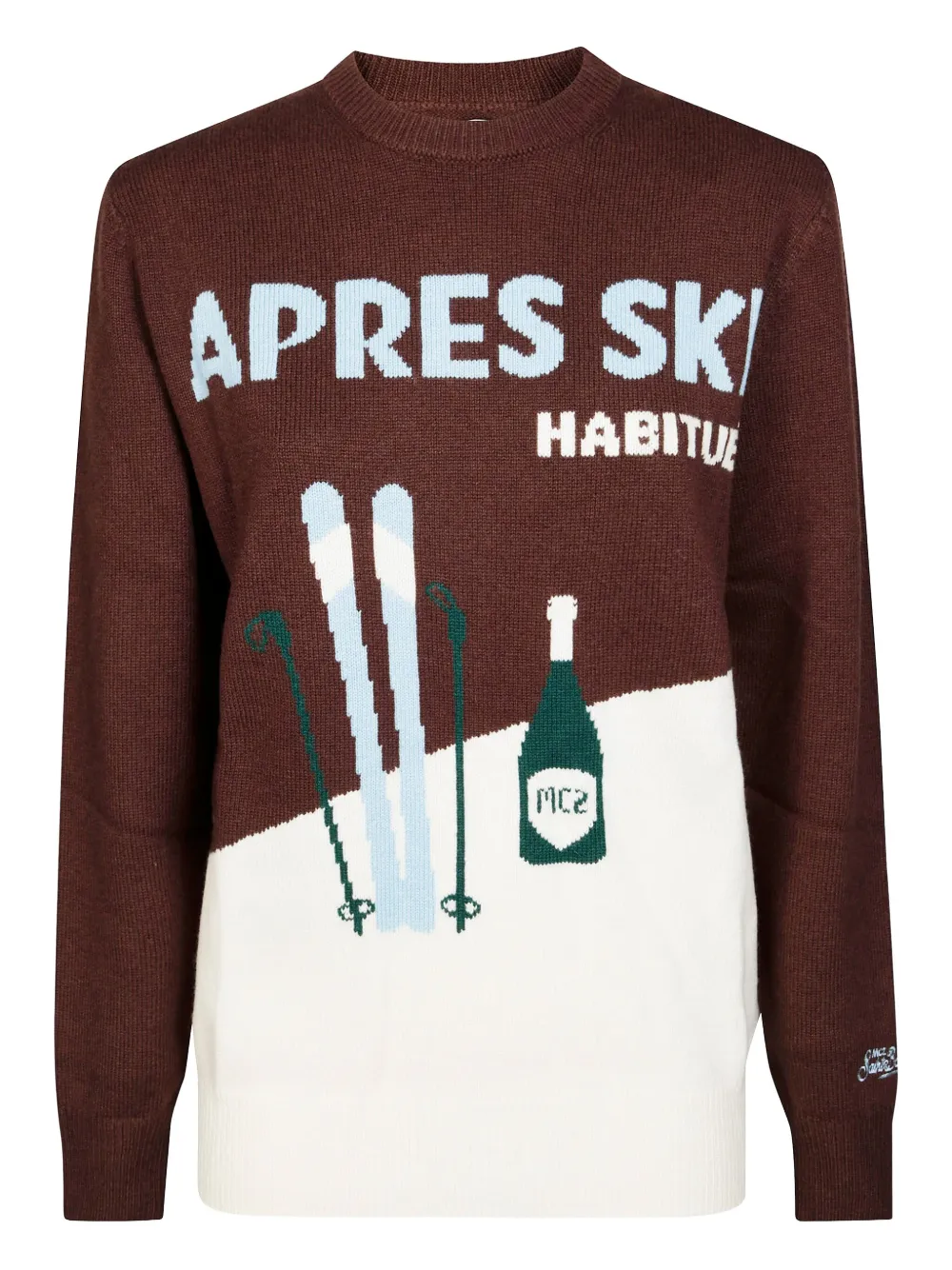 Mc2 Saint Barth Crewneck Sweater Clothing In Brown