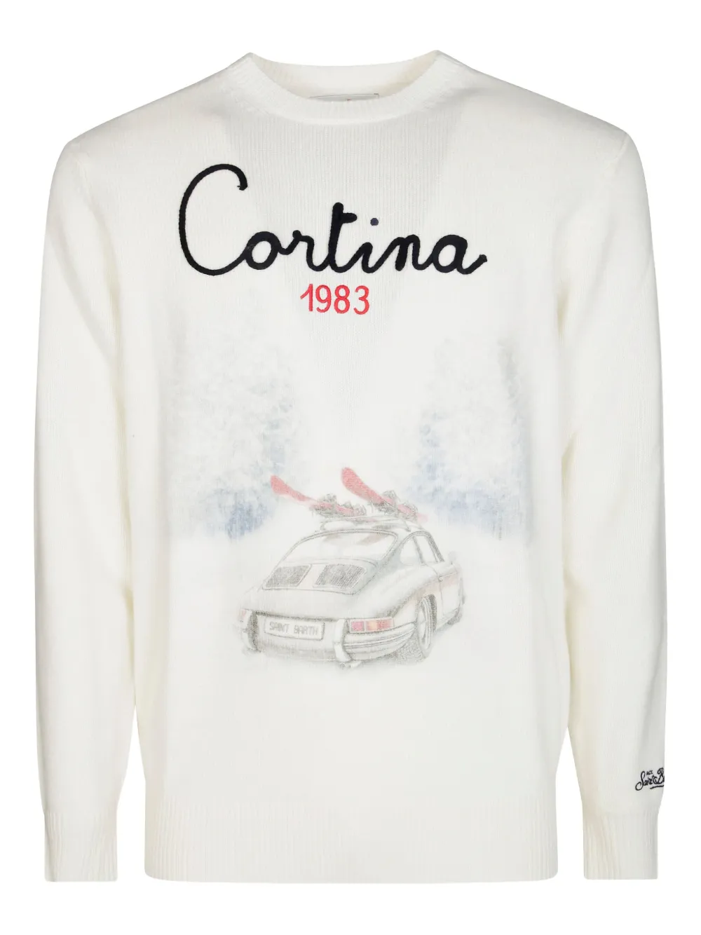 MC2 Saint Barth print-graphic sweater | White | Image 1