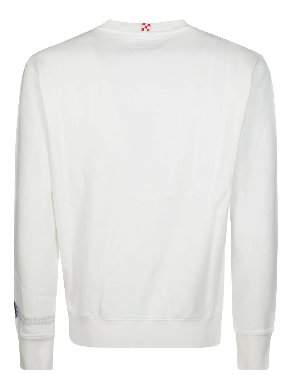 Mc2 Saint Barth Soho Cotton Sweatshirt In White