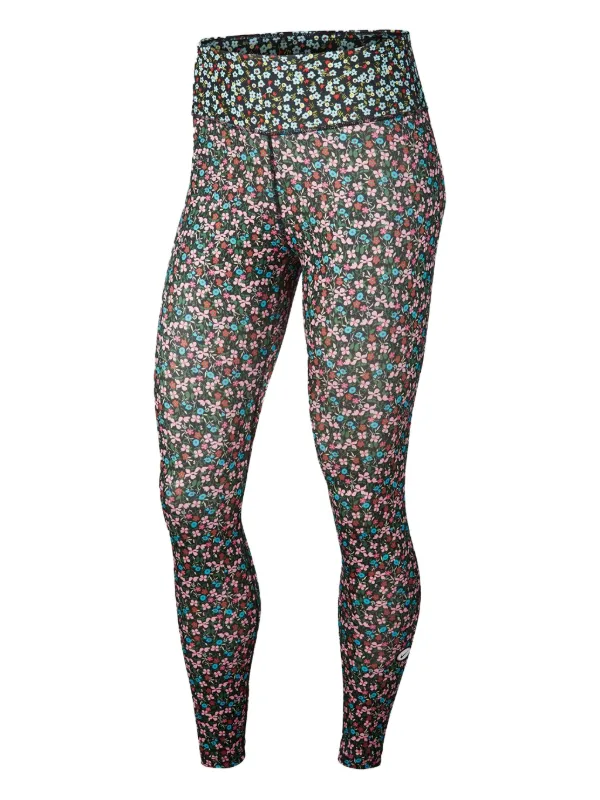 nike black floral leggings