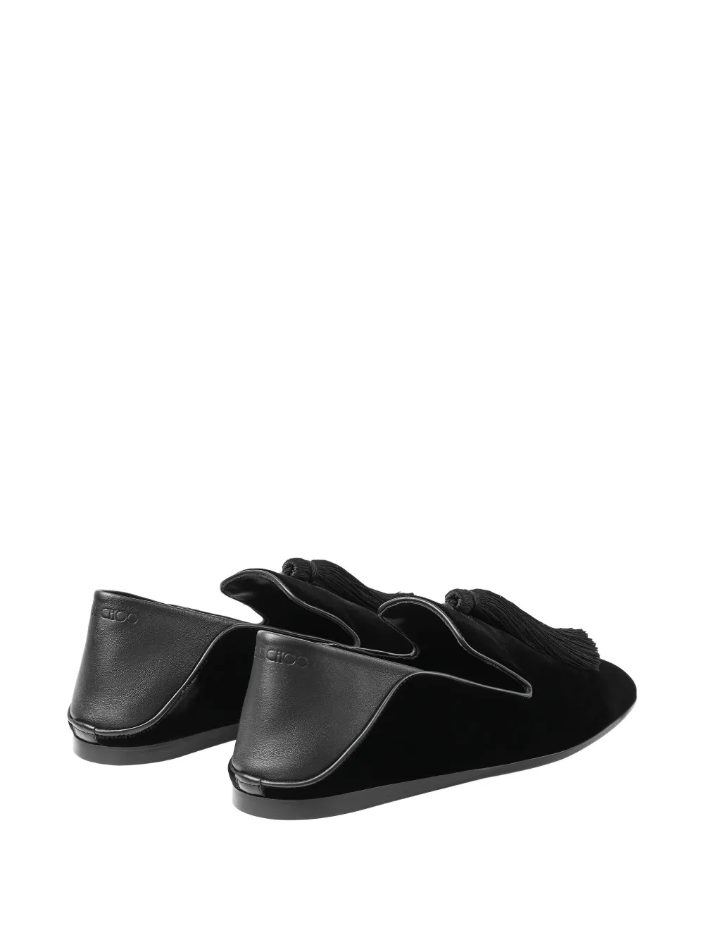 Jimmy Choo Eliot loafers met kwastje Zwart