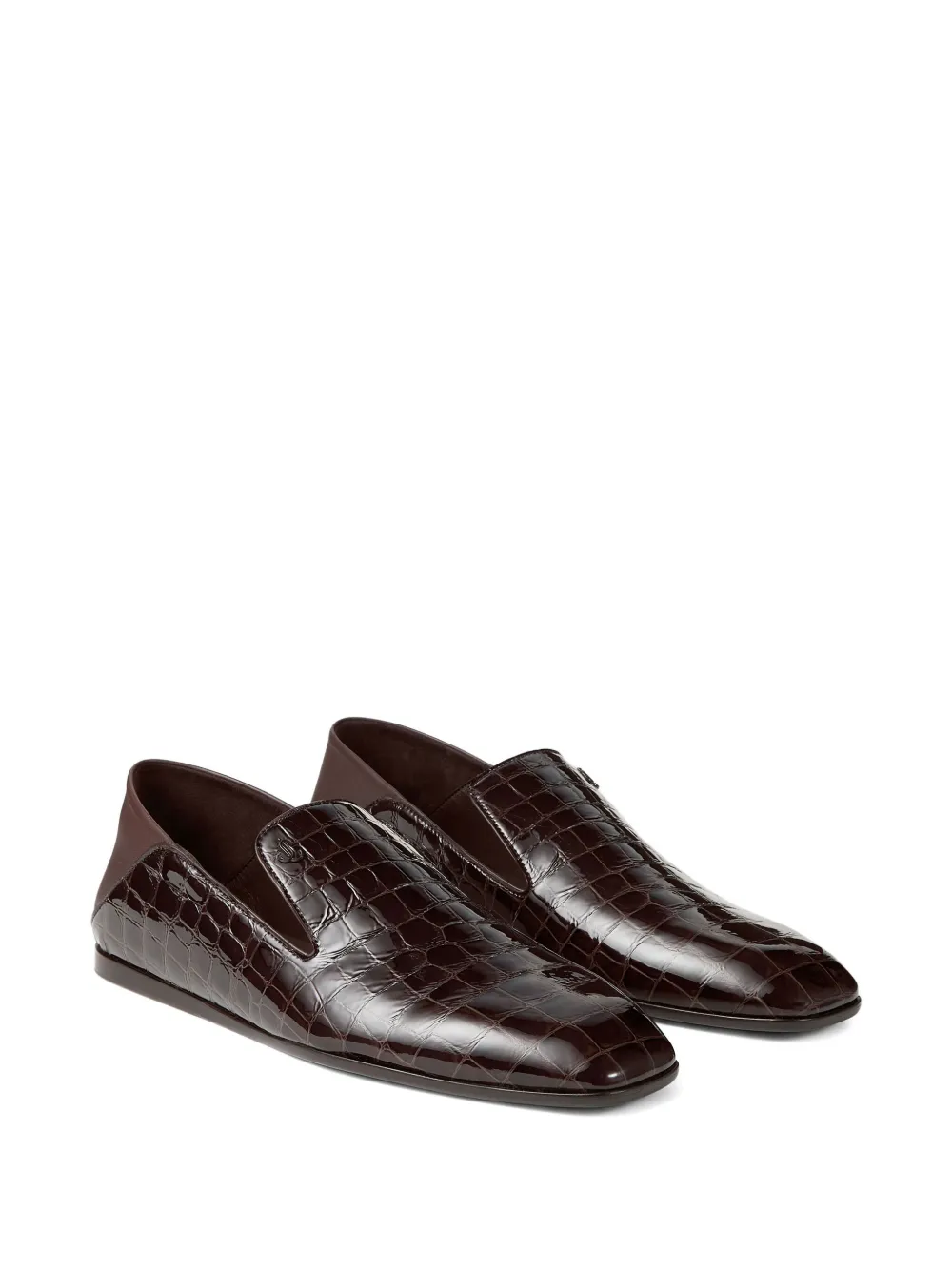 Jimmy Choo Eliot crocodile-embossed loafers | Image 2
