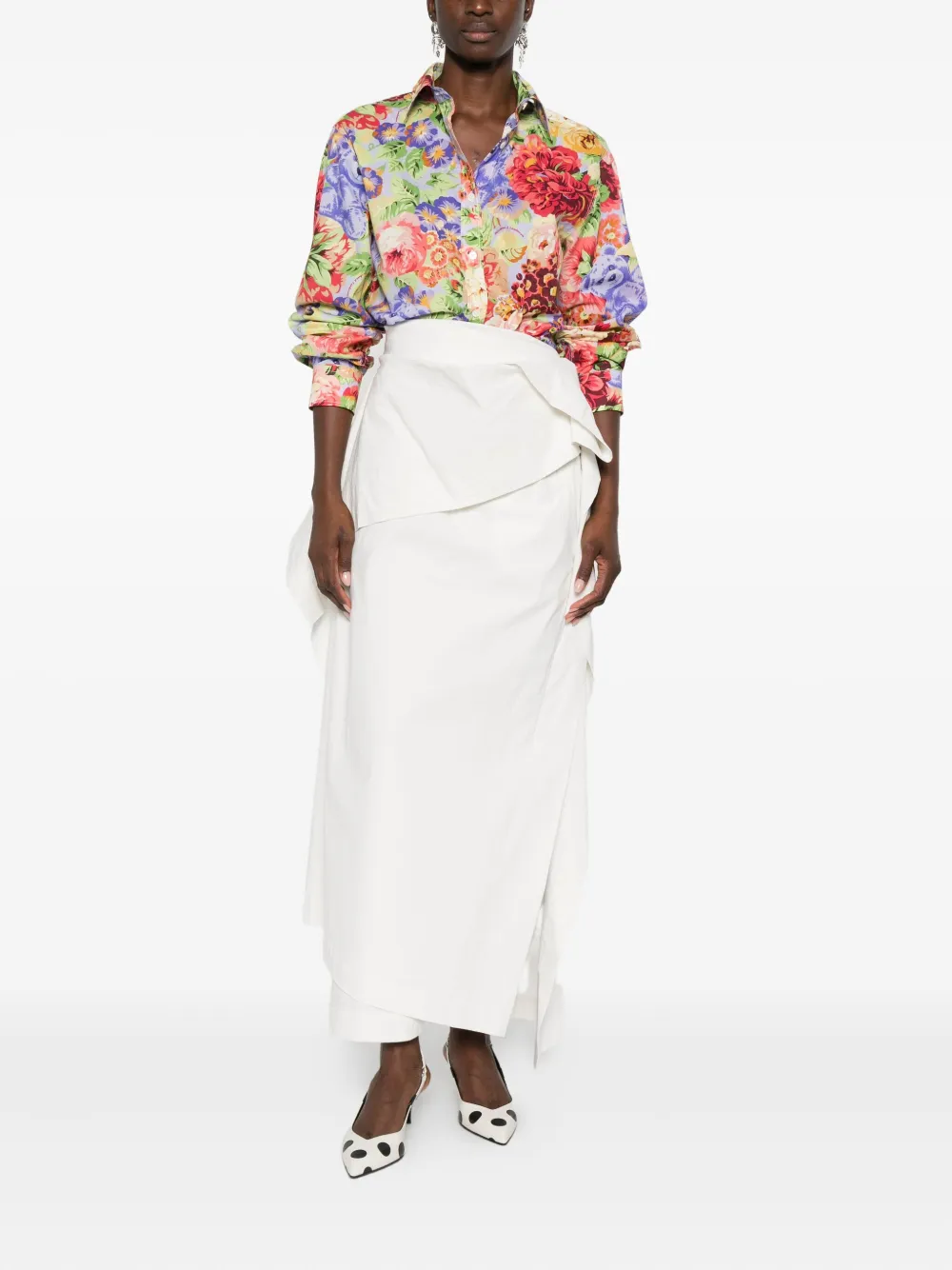 Moschino floral-print shirt - Veelkleurig