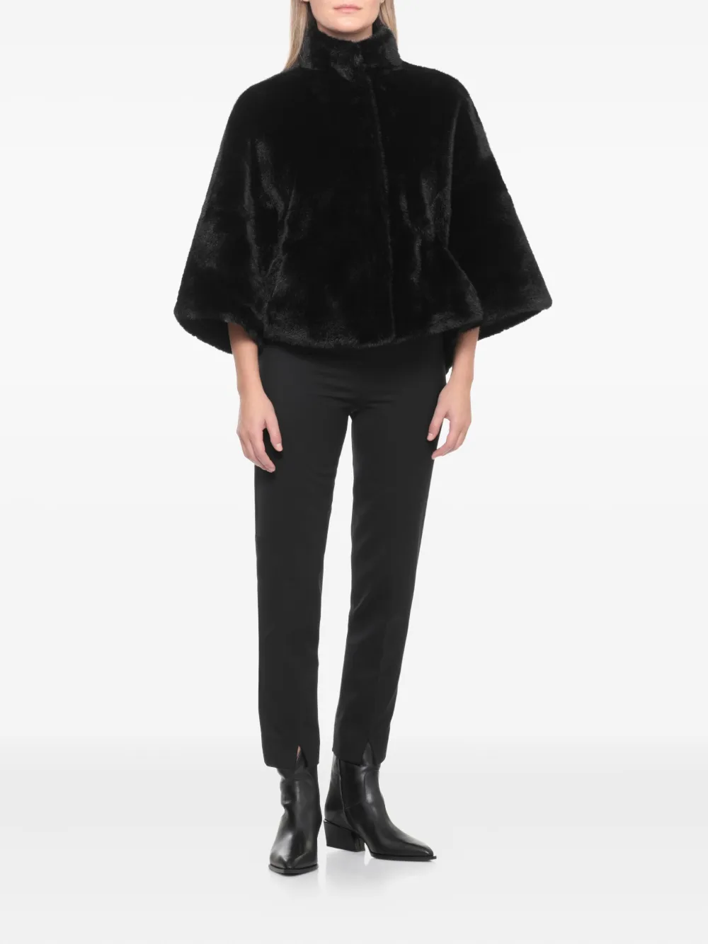 VALENTINI 1972 snap-fastening coat | Faux Fur & Shearling Jackets | Image 2