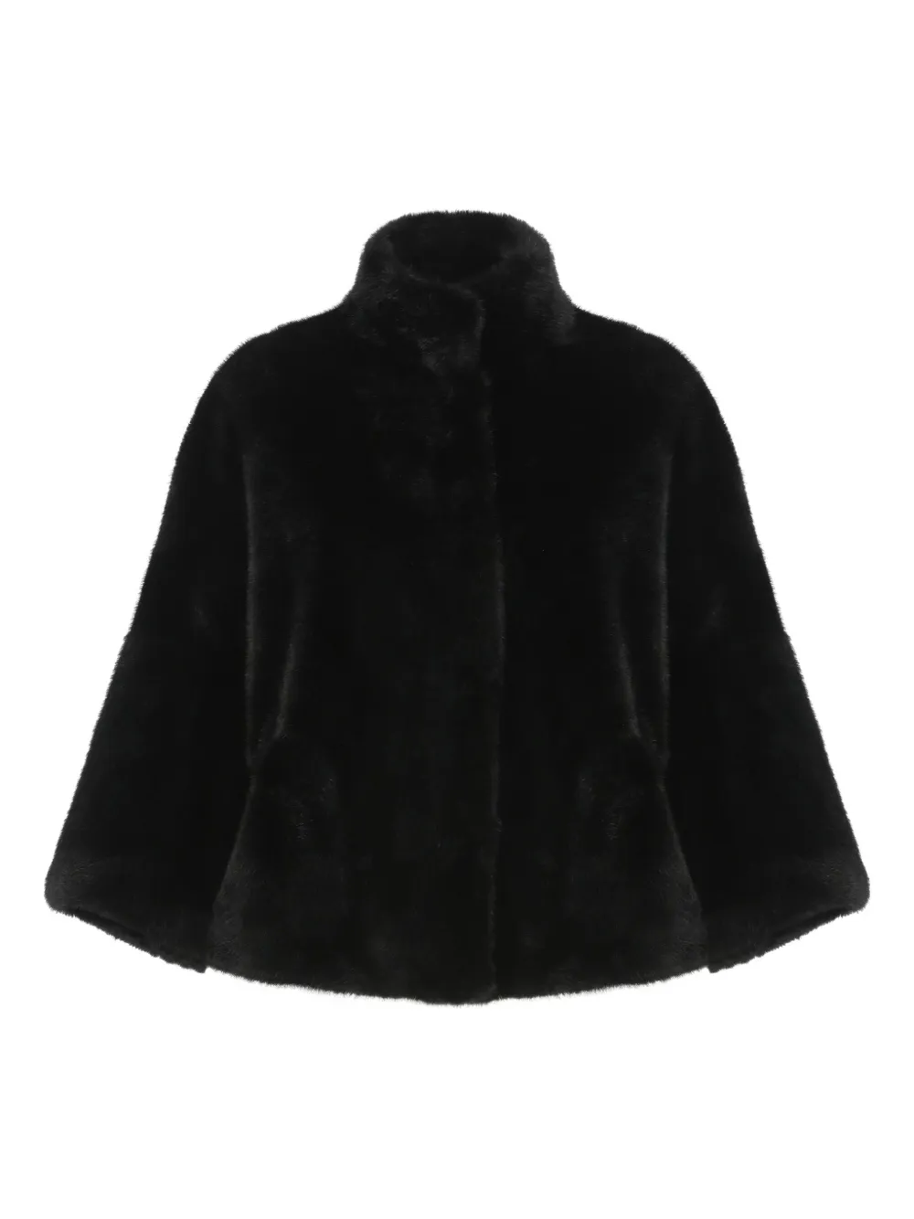 VALENTINI 1972 snap-fastening coat | Black | Image 1