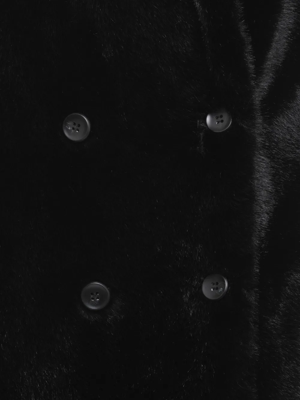 Valentini 1972 Double-breasted Coat In Black