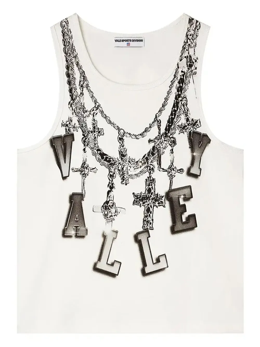 Vale Chain tank top | White | Image 1