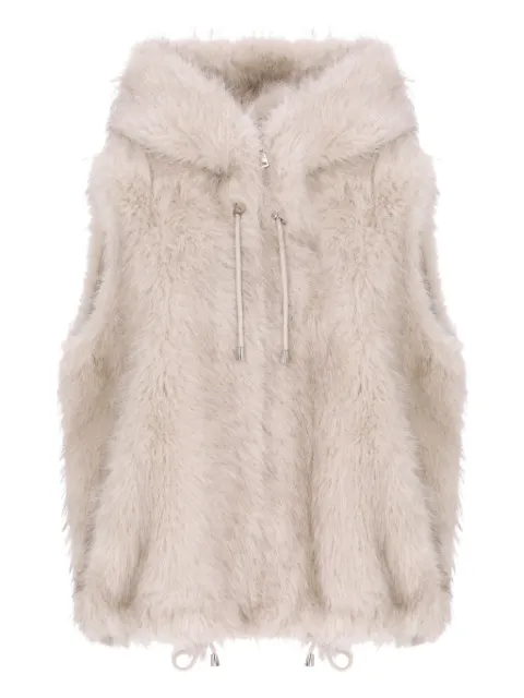 VALENTINI 1972 hooded sleeveless jacket