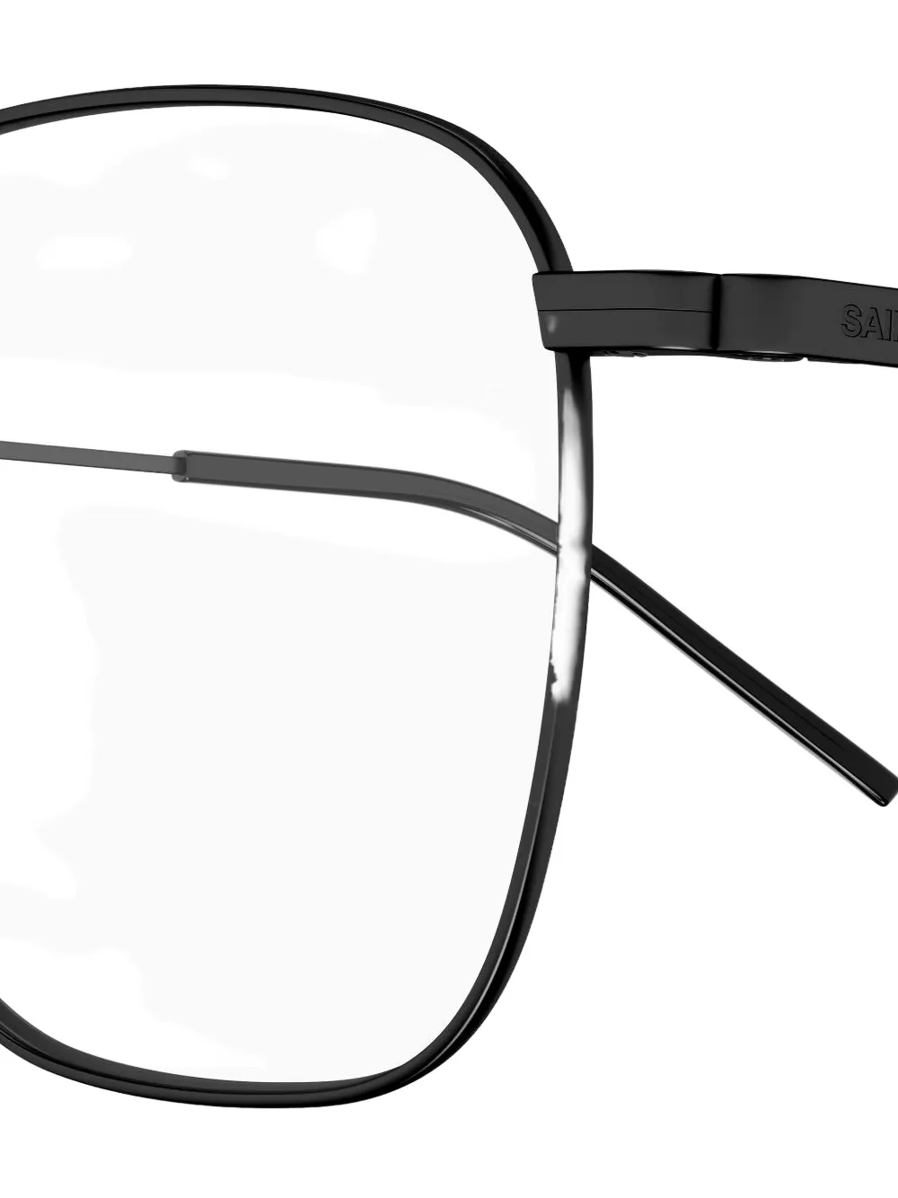Saint Laurent Round-frame Glasses In Black