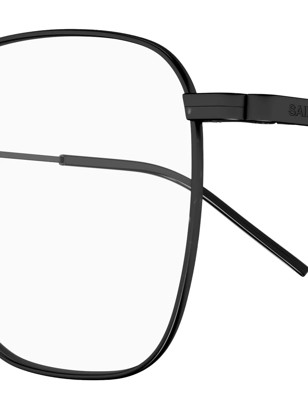Saint Laurent Eyewear Bril met rond montuur Zwart