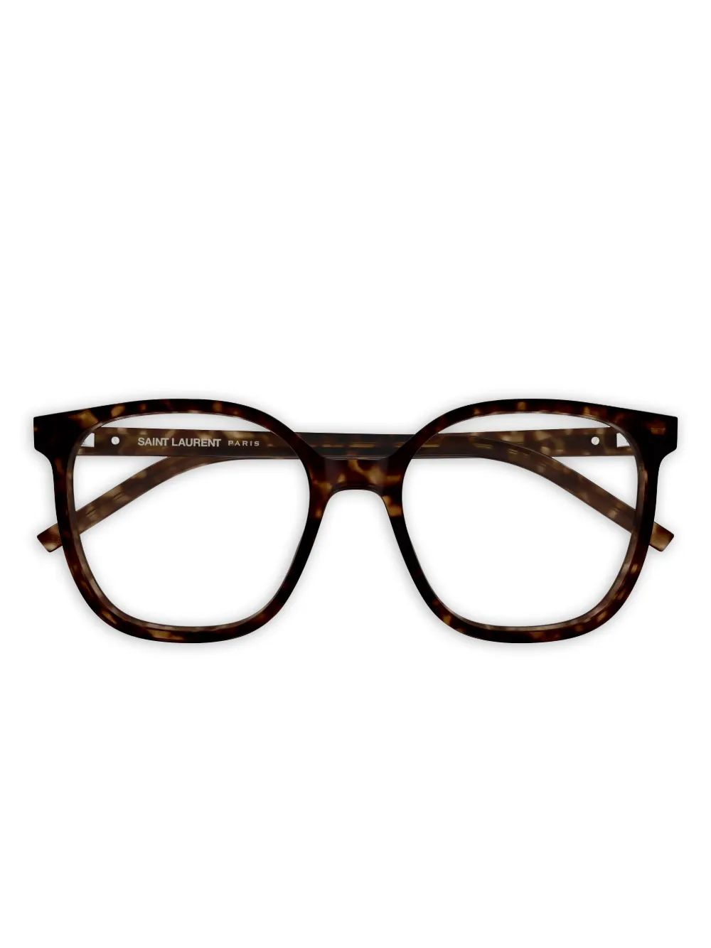 Saint Laurent Eyewear round-frame glasses | Brown | Image 1