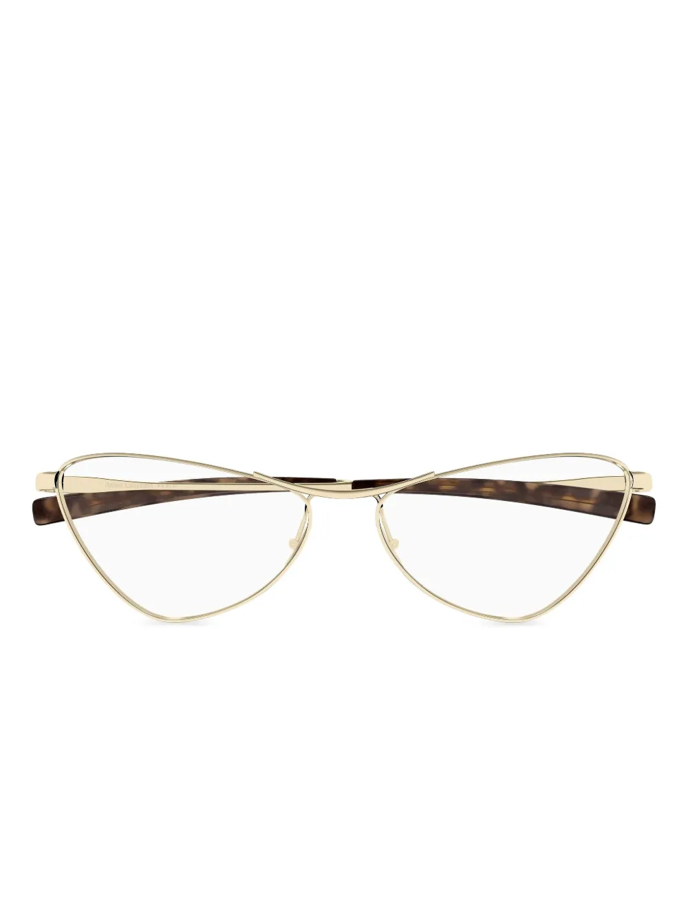 Saint Laurent Eyewear cat-eye glasses | Gold | Image 1