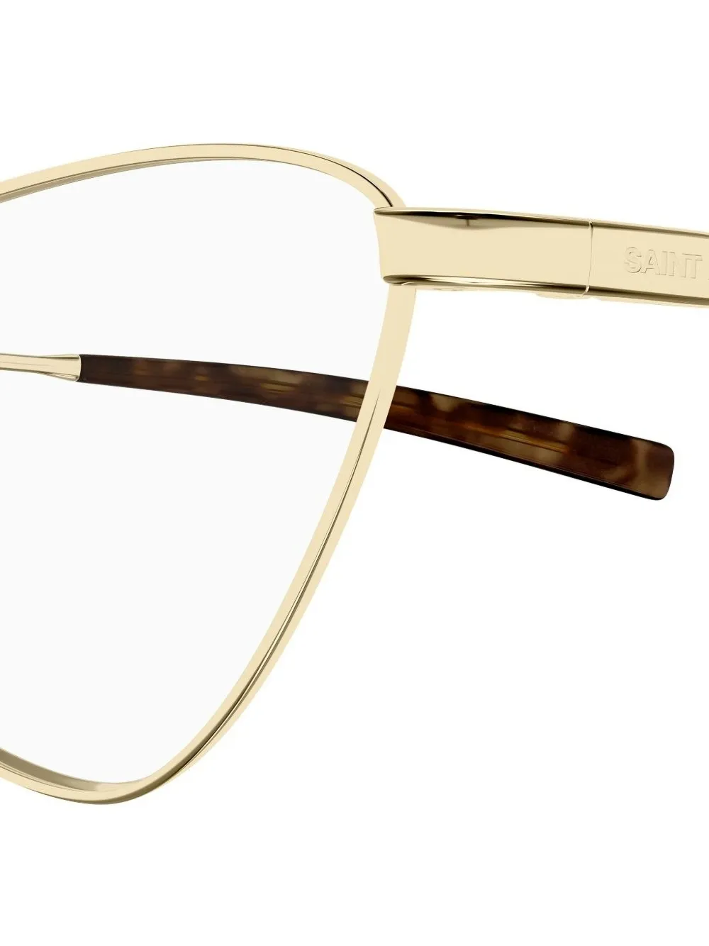 Saint Laurent Eyewear Bril met cat-eye montuur Goud