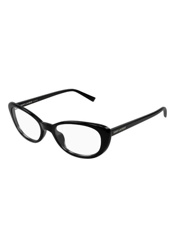 Saint Laurent Eyewear キャットアイメガネフレーム | ブラック