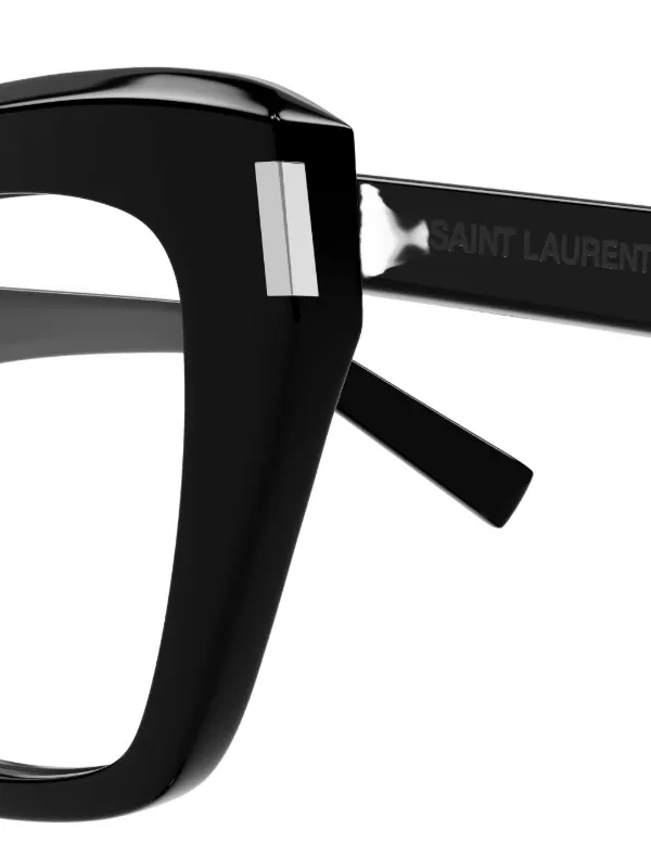 Saint Laurent Eyewear ジオメトリック メガネフレーム | ブラック