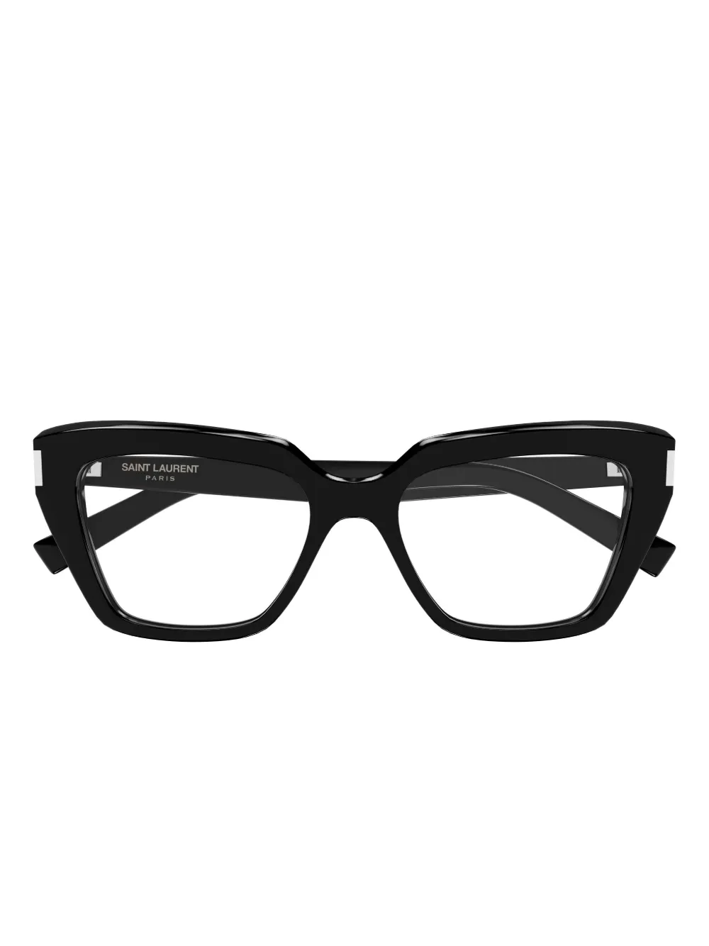 Saint Laurent Eyewear geometric glasses | Black | Image 1