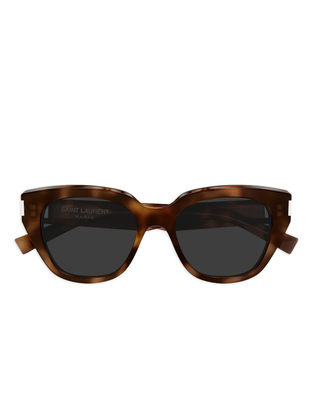 Saint Laurent Eyewear Occhiali da sole geometrici - Marrone