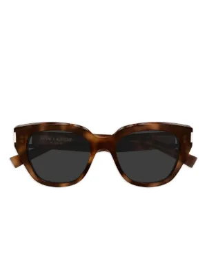 Saint Laurent Eyewear tinted-lens Sunglasses | Brown | FARFETCH
