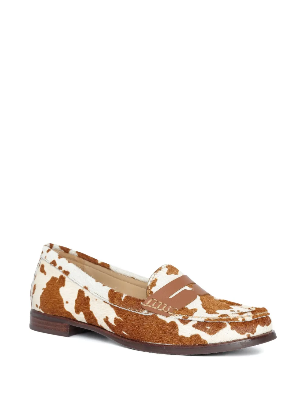 Sarah Chofakian Choux animal-print loafers - Wit