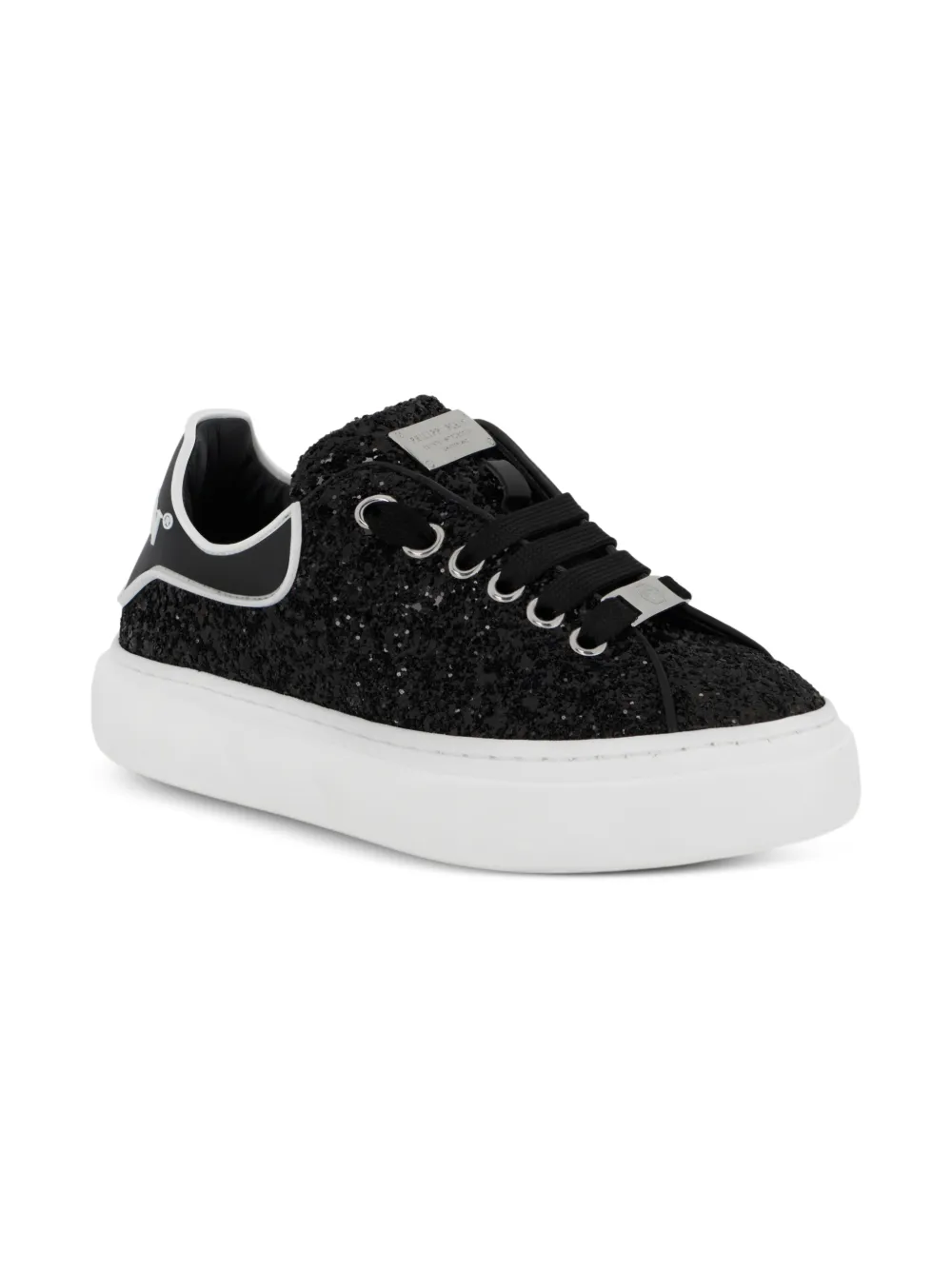 Philipp Plein Junior Low-top sneakers Zwart