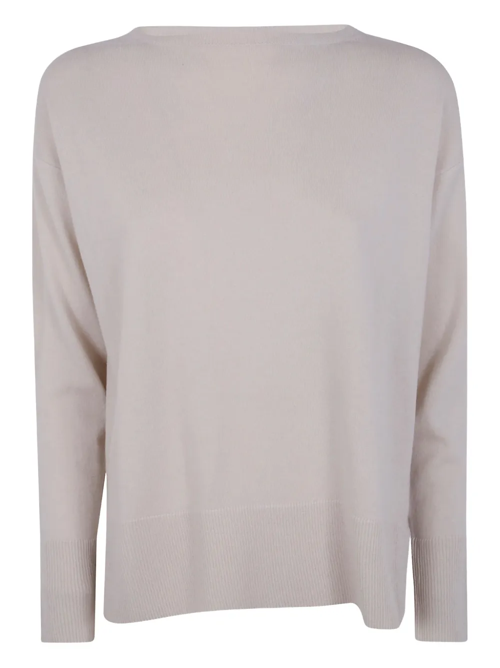 Rossopuro Ribbed Sweater In Neutral