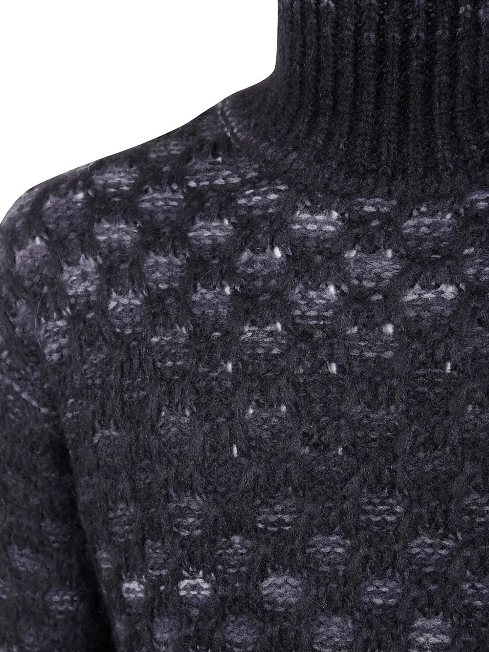 Nuur Coltrui met jacquard Grijs