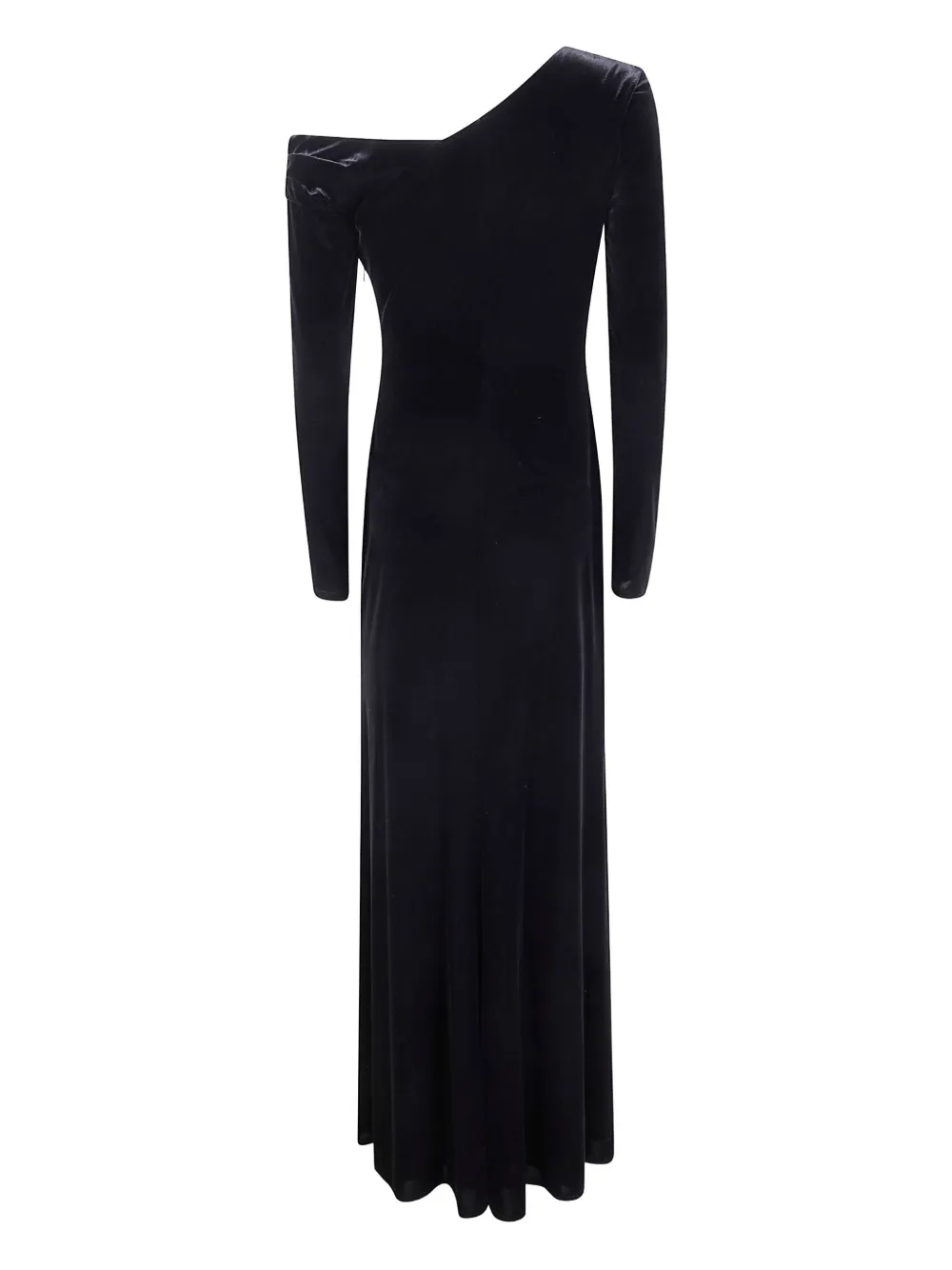 Ralph Lauren Kleid Aus Samt In Black