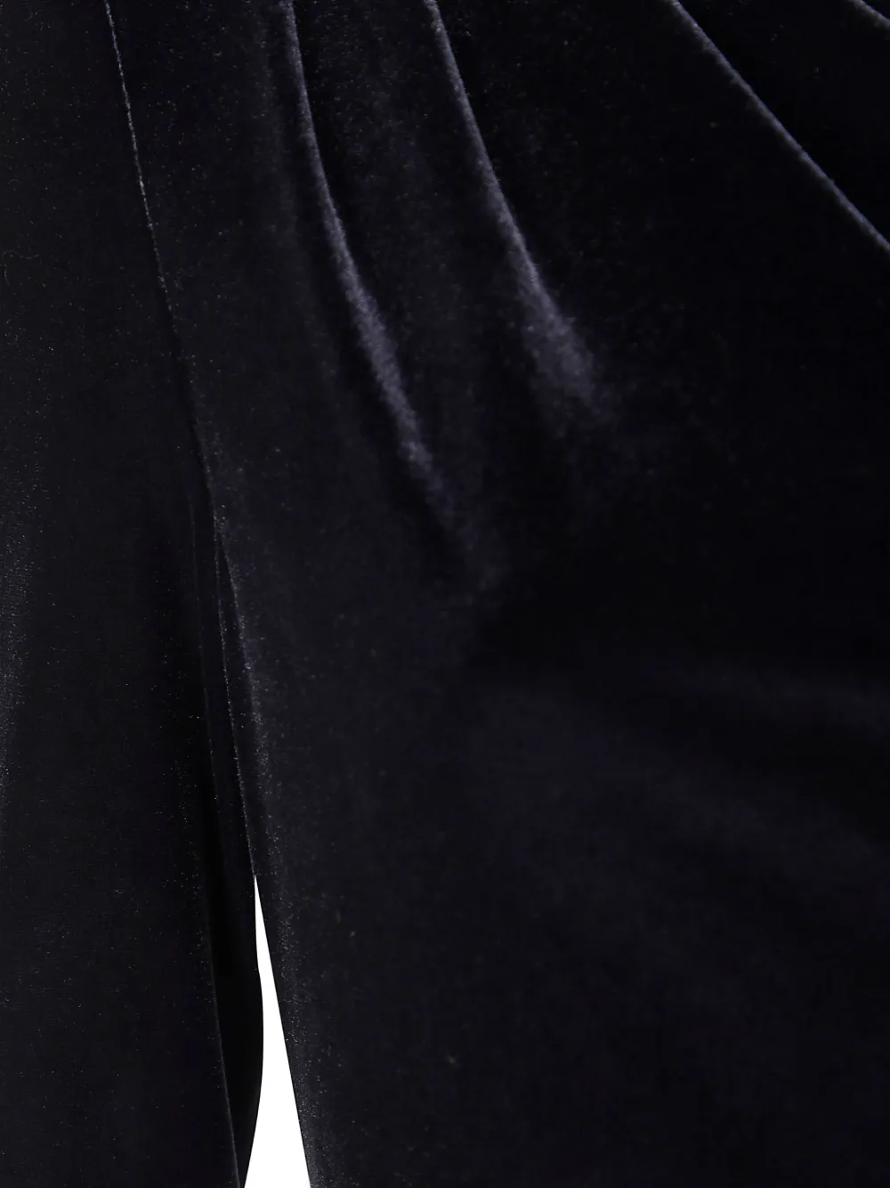 Ralph Lauren Kleid Aus Samt In Black