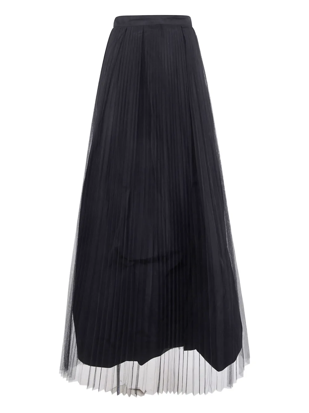 TWINSET pleated maxi skirt - Zwart