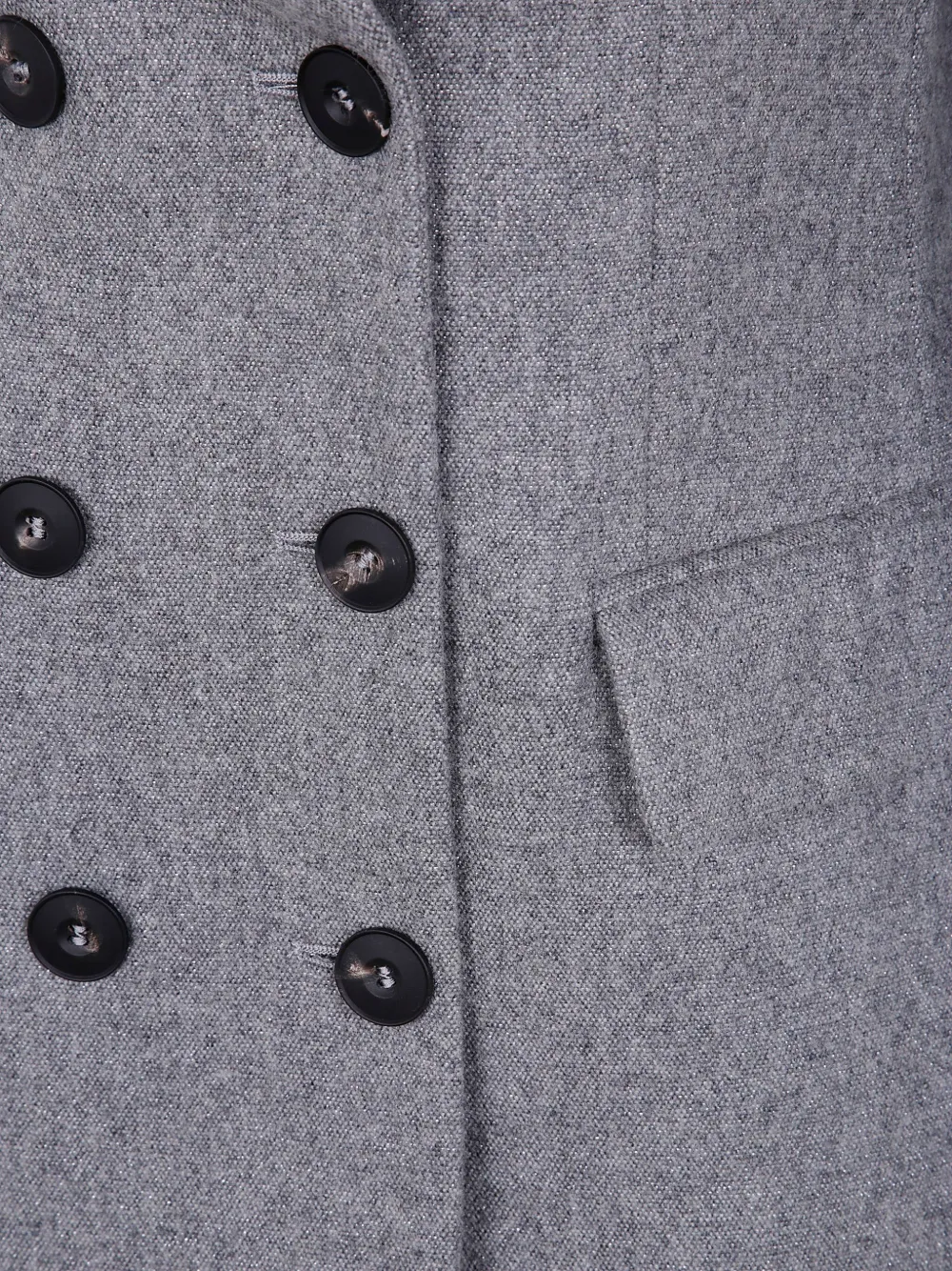 Antonelli Double-breasted Long-sleeved Blazer In Gray