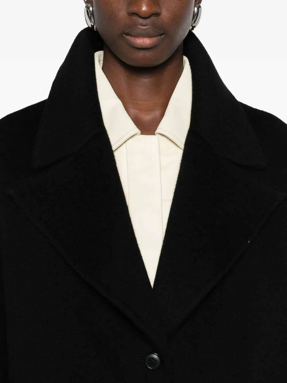 LouLou de Saison Jas met knopen Zwart