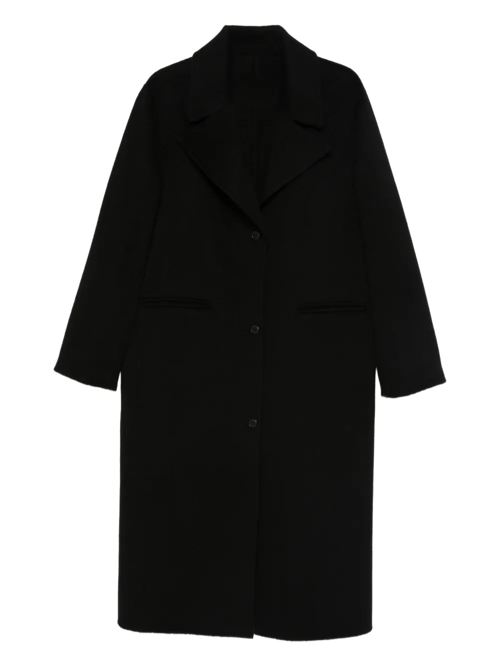 LouLou de Saison buttoned wool coat | Black | Image 1