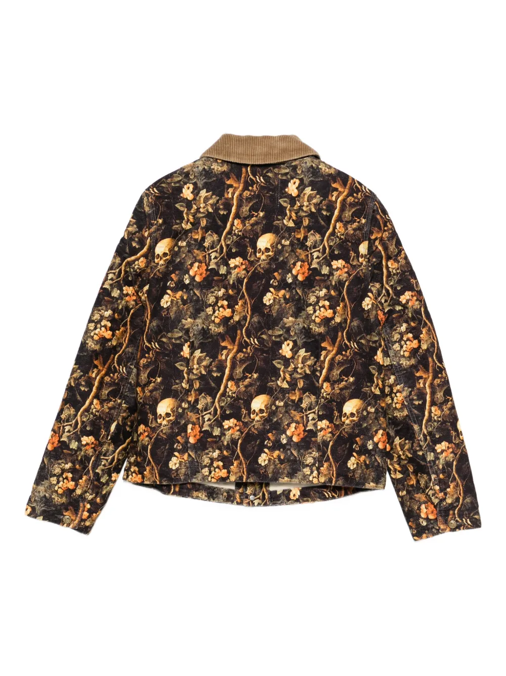 R13 Skull Bomber Jacket In Brown