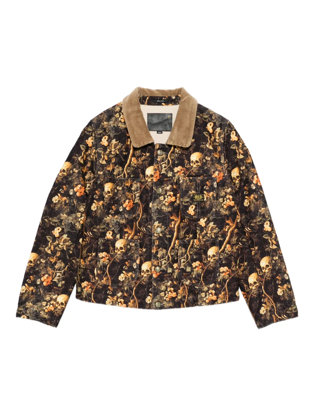 R13 Skull bomber jacket | Brown | Image 1