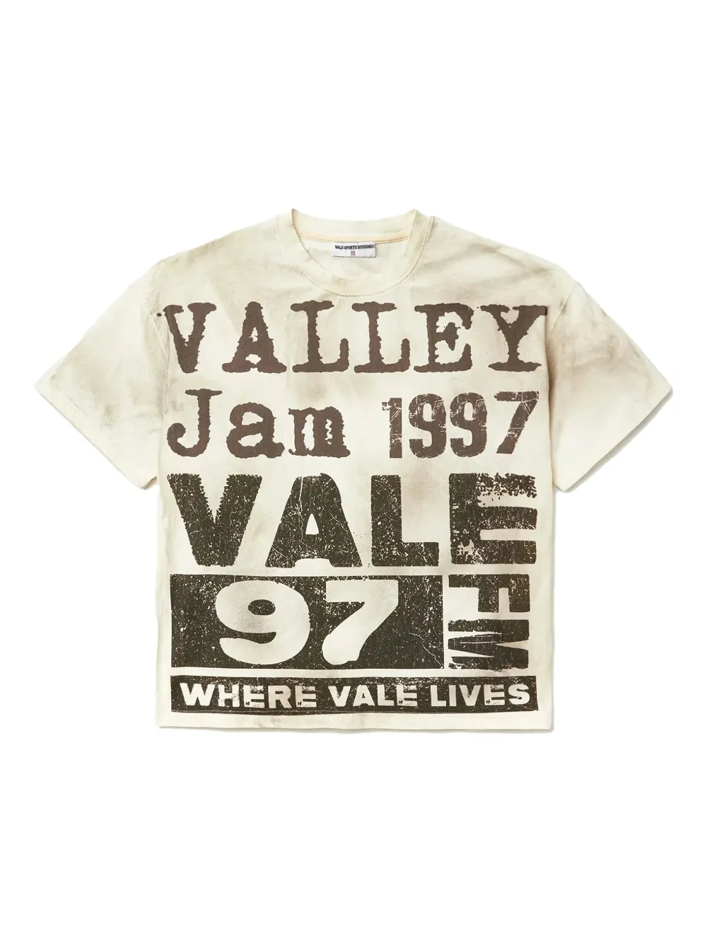 Vale Graphic Print T-shirt In Neutral