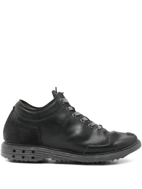 Layer Zero leather panelled sneakers 
