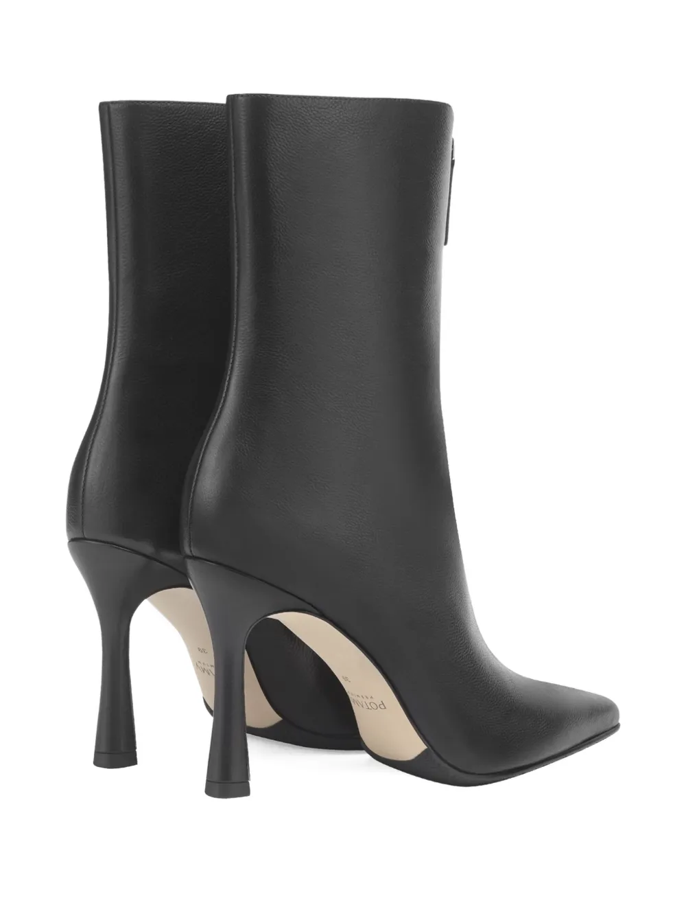 Potamy Leather Ankle Boots In Multi