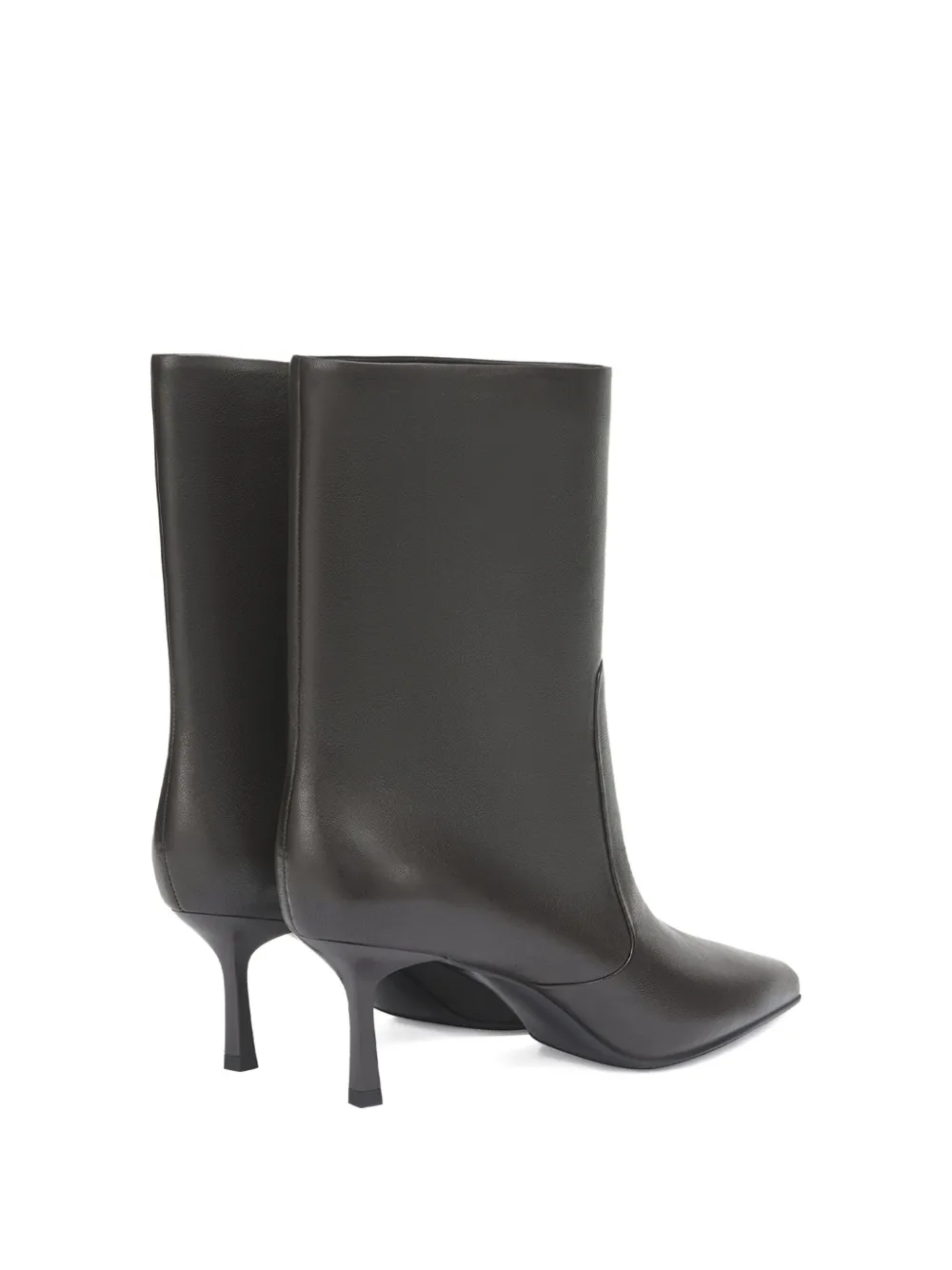 Potamy Leather Heeled Ankle Boots In Multi