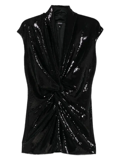 Kiton sequin twisted top
