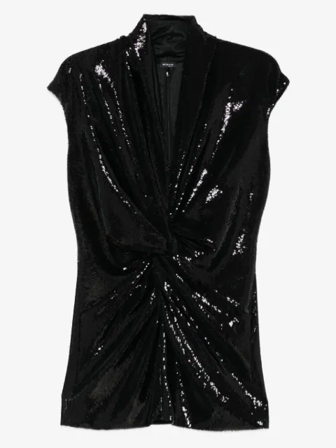 Kiton haut torsadé à sequins