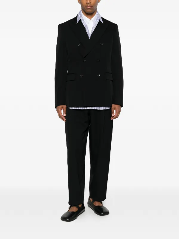 COMME des GARÇONS HOMME PLUS ダブルジャケット XS Comme Des Garçons Homme Plus ダブルジャケット | ブラック | FARFETCH JP