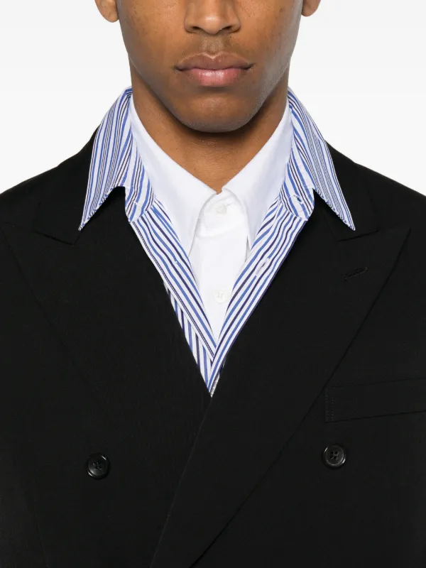 Comme Des Garçons Homme Plus ダブルジャケット | ブラック | FARFETCH JP