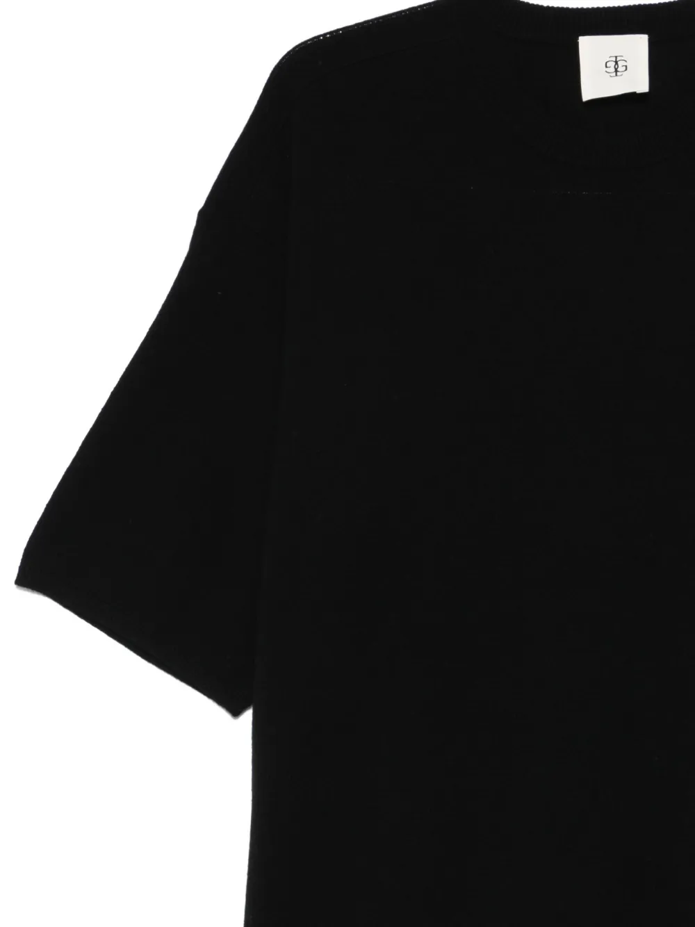 The Garment T-shirt met ronde hals Zwart