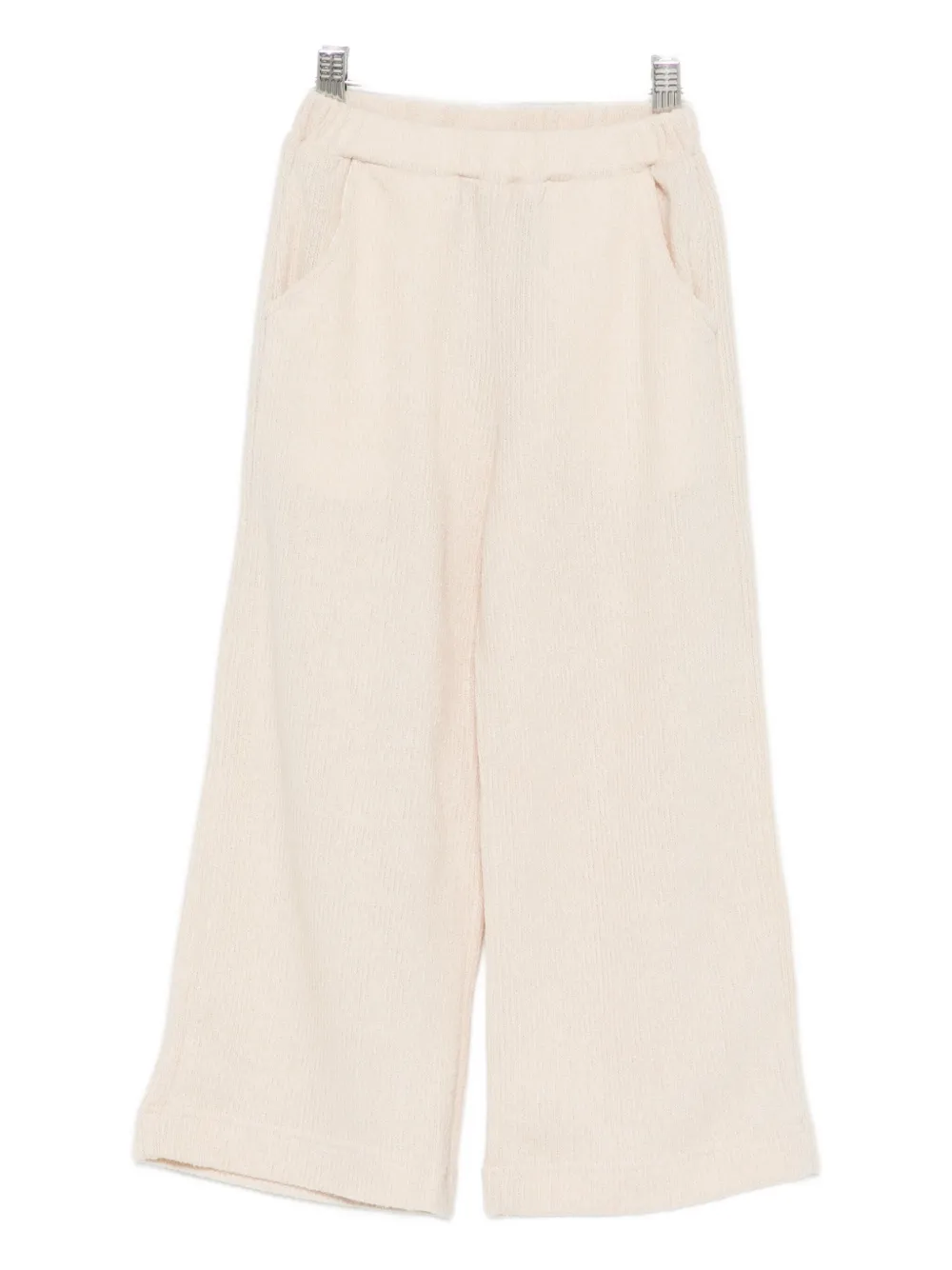 Lalalù Wide-leg Trousers In Neutral