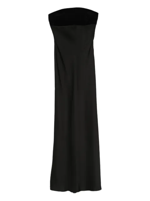 Max Mara vestido con diseño strapless