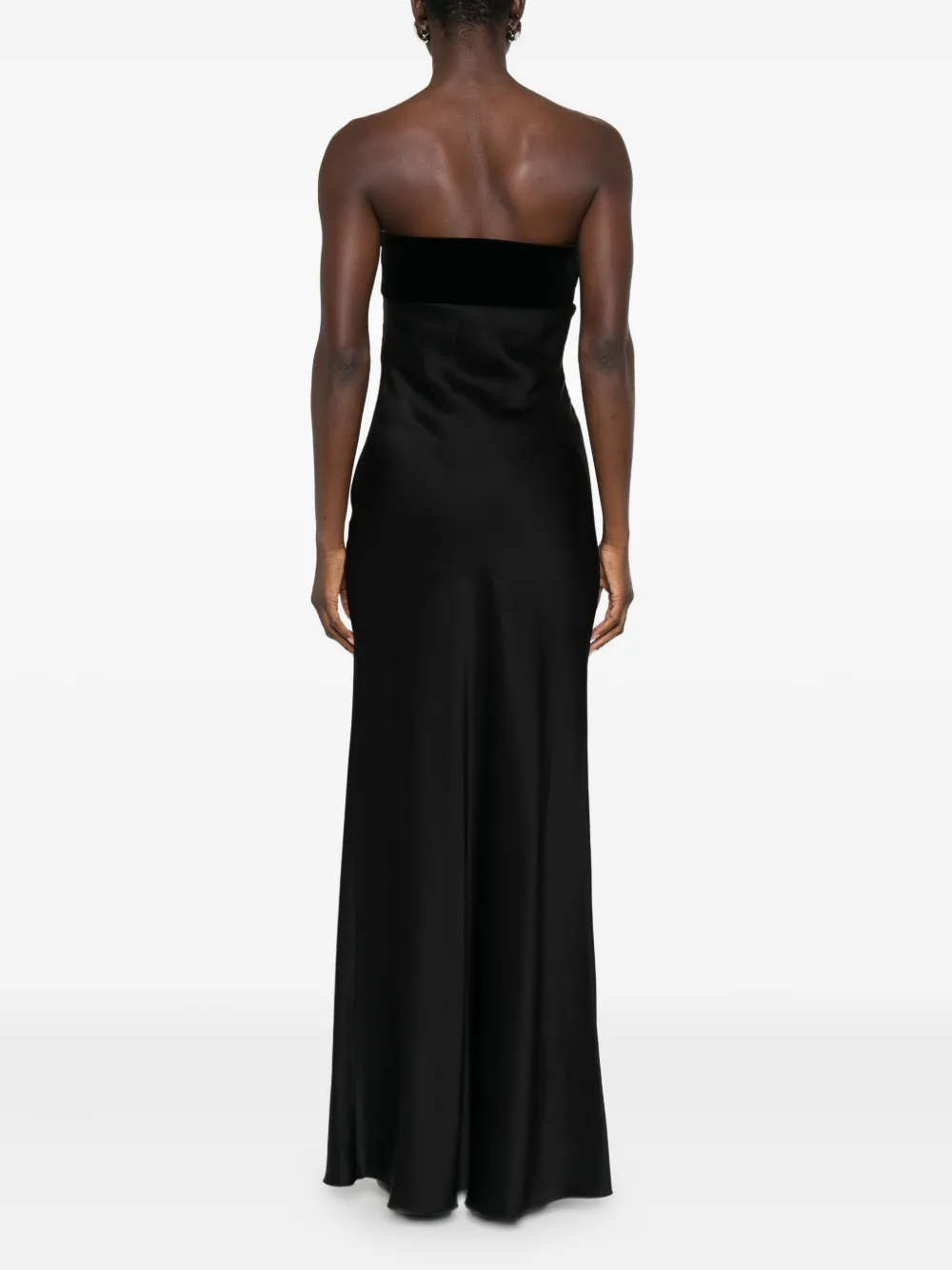 Max Mara Strapless jurk Zwart